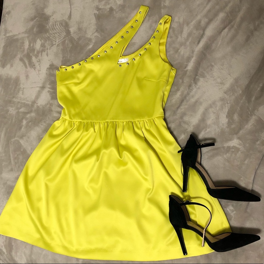 yellow kensie dress